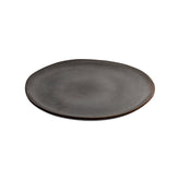 Williams - lunchbord - grijs/bruin - keramiek - ø21 cm, set van 4